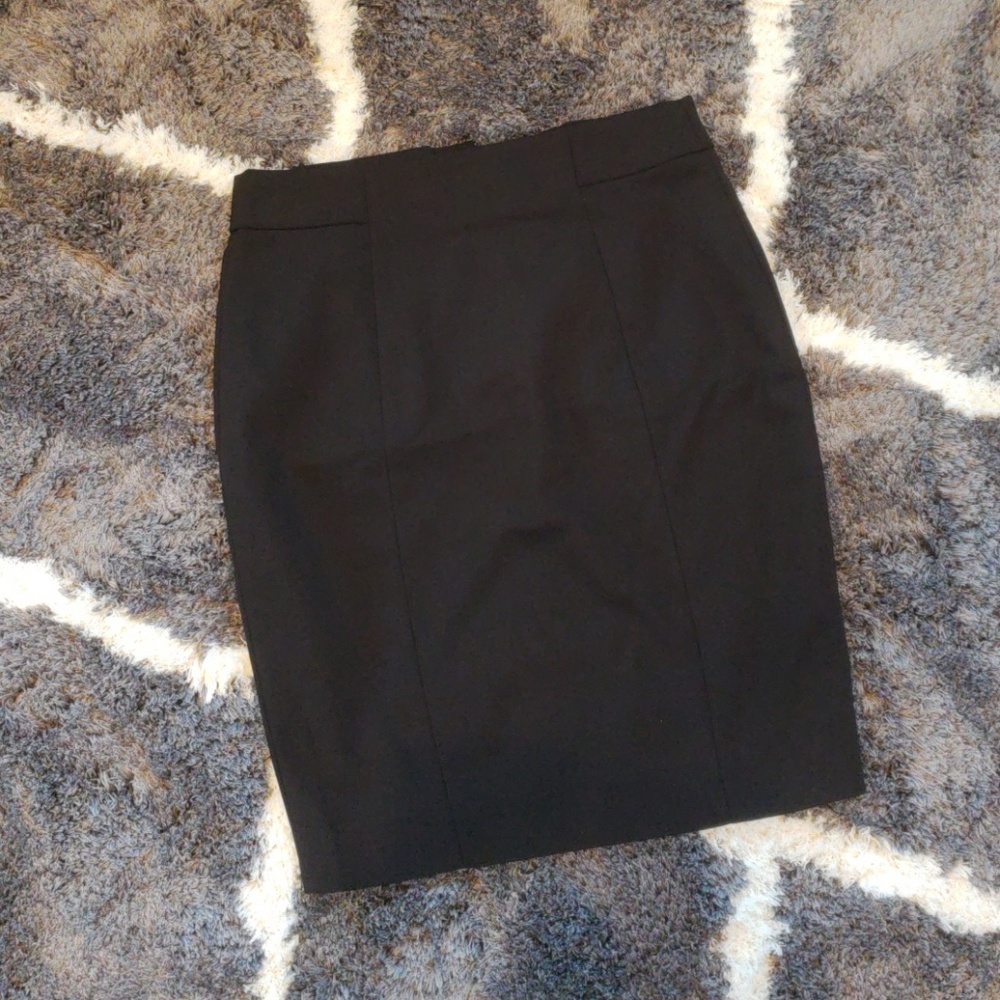 H&M black dress pencil skirt